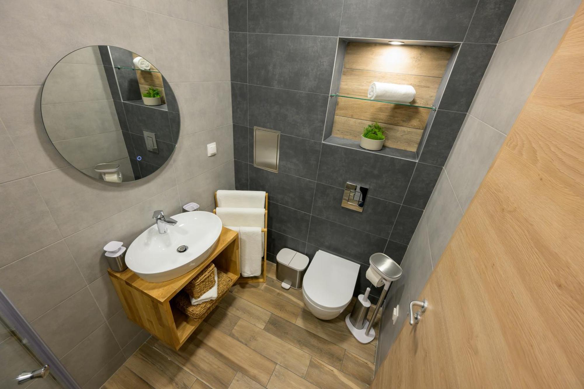 Boho Sea View One-Bedroom Pool & Spa Apartment Sveti Konstantin Buitenkant foto