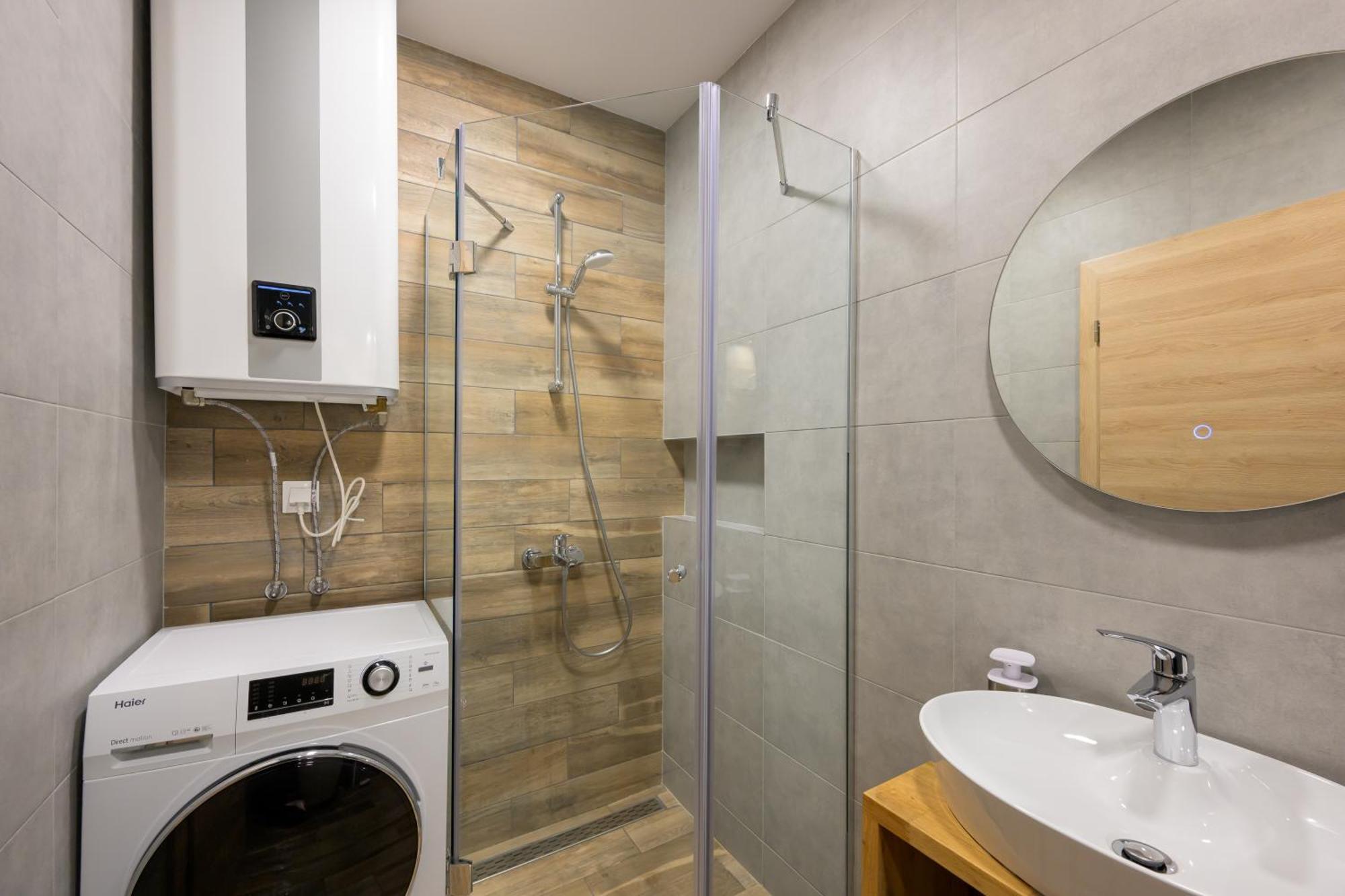 Boho Sea View One-Bedroom Pool & Spa Apartment Sveti Konstantin Buitenkant foto