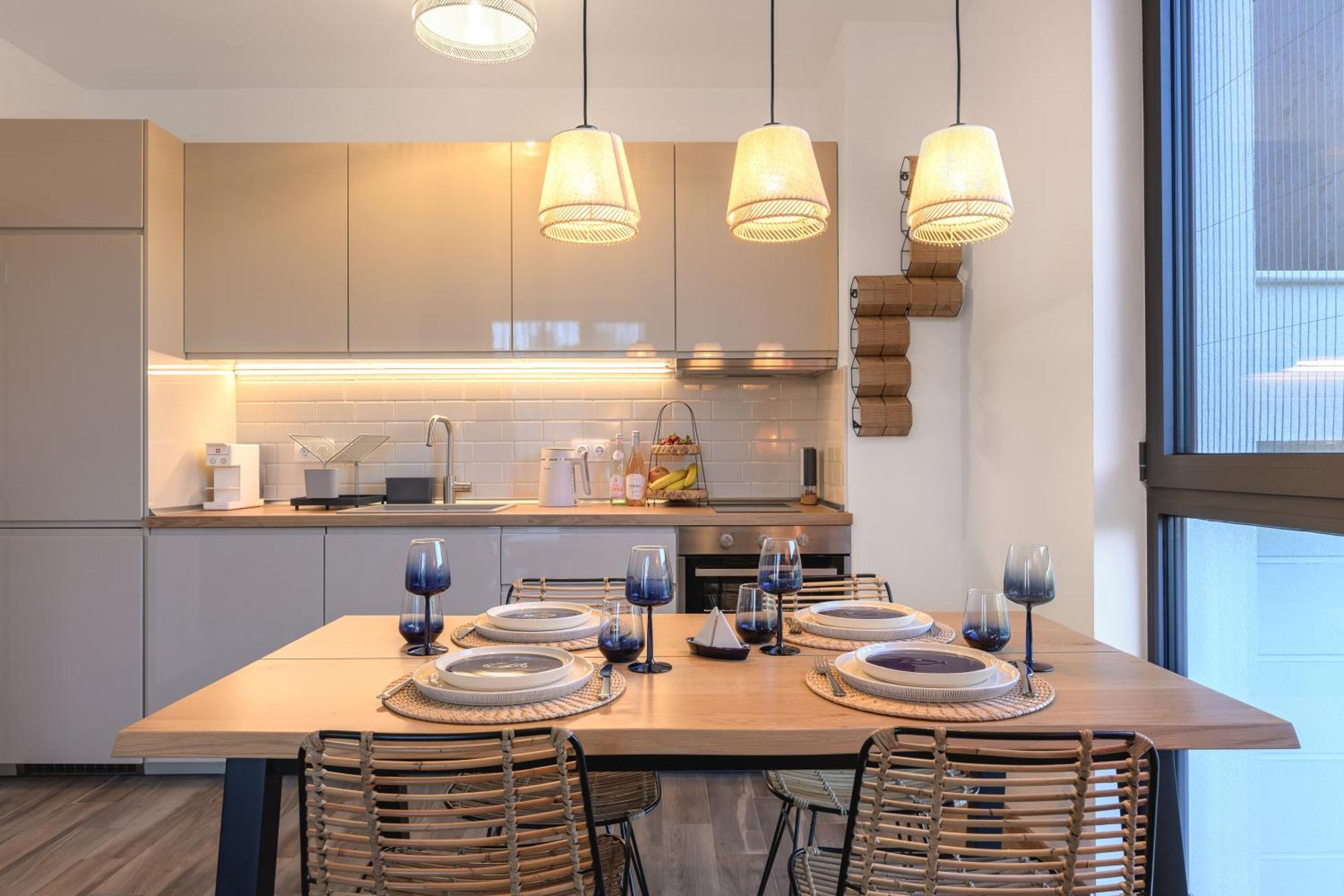 Boho Sea View One-Bedroom Pool & Spa Apartment Sveti Konstantin Buitenkant foto